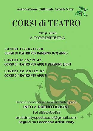 Corsi di teatro a torrimpietra